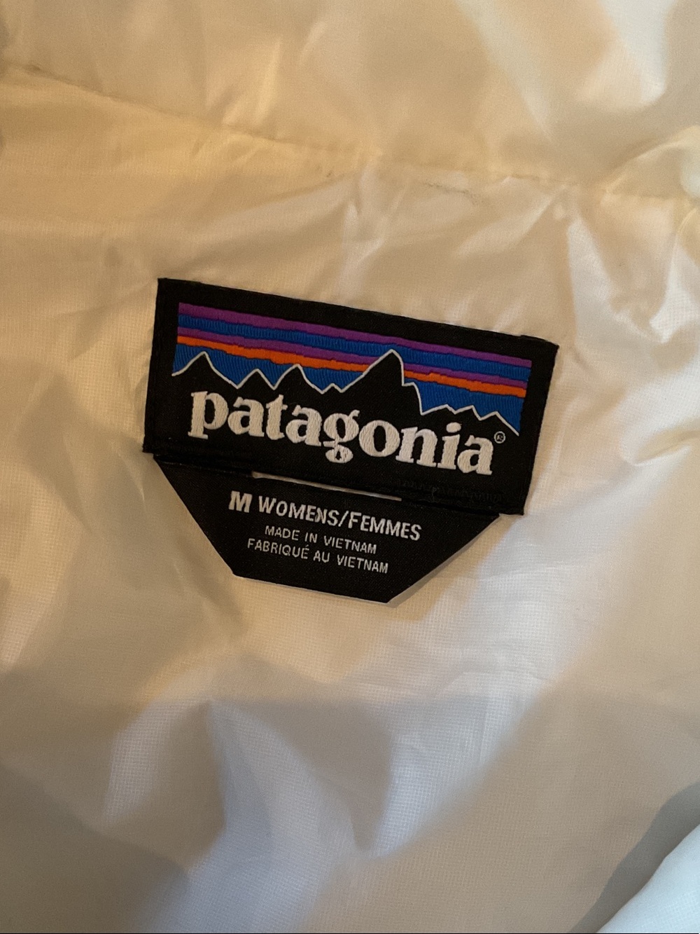 Patagonia Women's Nano Puff Lightweight Quilted Vest cream medium Gorpcore EUC - Picture 11 of 14